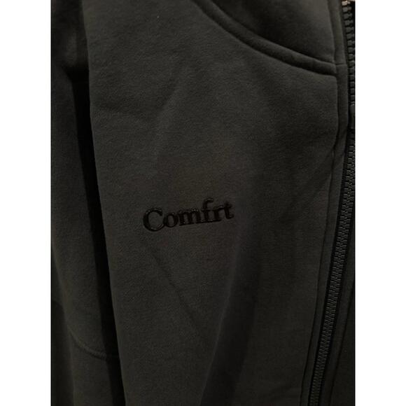 Comfrt Unisex Adult Green Full Zip Hoodie Size Large NWOT - Picture 9 of 9